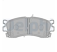 Set pastiglie freno, freno a disco DELPHI LP1702 per CLARUS (K9A) 2 1996-2001