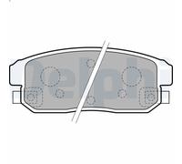 Set pastiglie freno, freno a disco DELPHI LP1829 per AVENIR (W11) 2 1997-2005