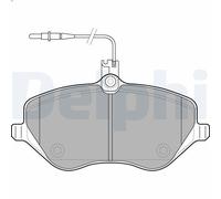 Set pastiglie freno, freno a disco DELPHI LP1891 per C6 (TD_) 3 2005-2012