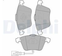 Set pastiglie freno, freno a disco DELPHI LP1921 per AUDI A3 (8P1) 2 2006-2012