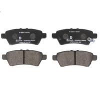 Set pastiglie freno, freno a disco DELPHI LP2016 per PATHFINDER III 2.5 2005-201