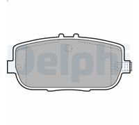 Set pastiglie freno, freno a disco DELPHI LP2027 per MX-5 III (NC) 1.8 2005-2014