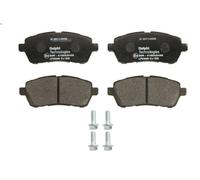 Set pastiglie freno, freno a disco DELPHI LP2306 per FIESTA VI Van 1 2013-2017