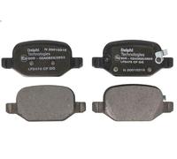Set pastiglie freno, freno a disco DELPHI LP2475 per 500L 1.6 2012-2018