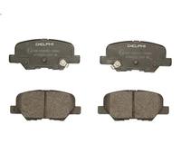 Set pastiglie freno, freno a disco DELPHI LP2501 6 Tre volumi (GJ, GL) 2 2012-