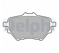 Set pastiglie freno, freno a disco DELPHI LP2505 per C4 II (NC_) 1.2 2014-2017