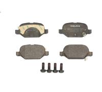 Set pastiglie freno, freno a disco DELPHI LP2761 per FIAT 500 (312_) 1.4 2007-