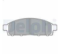 Set pastiglie freno, freno a disco DELPHI LP3313 per L200 / TRITON 2.5 2007-2015