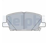Set pastiglie freno, freno a disco DELPHI LP3482 per MOKKA / MOKKA X 1.4 2012-
