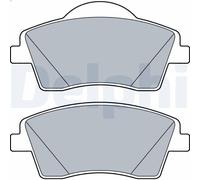 Set di pastiglie freno DELPHI LP3528, anteriore