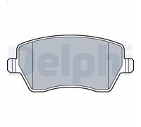 Set pastiglie freno, freno a disco DELPHI LP3550 per NOTE (E12) 1.5 2013-2016