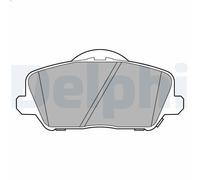 Set pastiglie freno, freno a disco DELPHI LP3591 KIA CEE'D (JD) 1 2015-2018