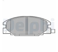 Set pastiglie freno, freno a disco DELPHI LP629 per ISUZU KB 2.8 1990-2000