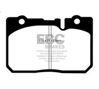 Set pastiglie freno, freno a disco EBC BRAKES DP21154 per LS (_F1_) 4 1989-1995