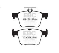 Set pastiglie freno, freno a disco EBC BRAKES DP42173R per A5 (8T3) 2 2013-2016