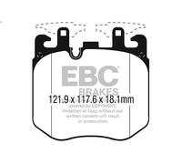 Set pastiglie freno, freno a disco EBC BRAKES DP42304R BMW X7 (G07) 3 2019-202