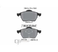 TEXTAR 2067602 Kit pastiglie freni