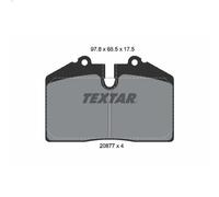 TEXTAR 2087711 Kit pastiglie freni