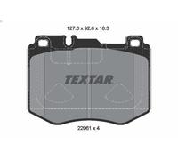 Set pastiglie freno, freno a disco TEXTAR 2206103 per GLC (X253) 2 2015-2019