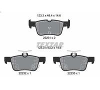 Set pastiglie freno, freno a disco TEXTAR 2223103 FORD KUGA II VAN 2 2014-2019