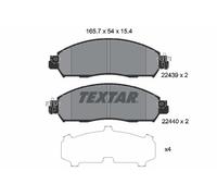 Set pastiglie freno, freno a disco TEXTAR 2243903
