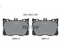 Set pastiglie freno, freno a disco TEXTAR 2258601 GLC (X253) 2 2015-2019