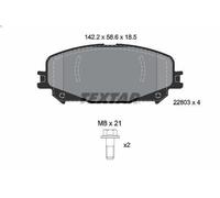 Set pastiglie freno, freno a disco TEXTAR 2280301 per TALISMAN (LP_) 2 2019-2022