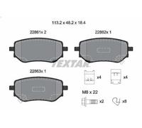 Set pastiglie freno, freno a disco TEXTAR 2286101 per CLASSE X (470) 3 2018-202