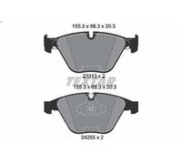 Set pastiglie freno, freno a disco TEXTAR 2331301 BMW 3 (E90) 2 2005-2007