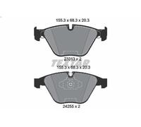 Set pastiglie freno, freno a disco TEXTAR 2331301 per BMW 3 (E90) 2 2005-2007