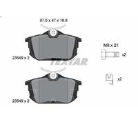 Set pastiglie freno, freno a disco TEXTAR 2354901 per S40 I (644) 2 1995-2003