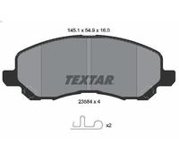 Set pastiglie freno, freno a disco TEXTAR 2358403 DODGE AVENGER 2 2007-2011