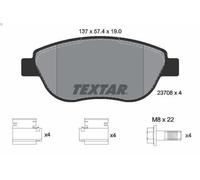 Set pastiglie freno, freno a disco TEXTAR 2370803 per 307 (3A/C) 2 2000-2005