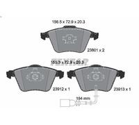 Set pastiglie freno, freno a disco TEXTAR 2380101 per AUDI A3 (8P1) 2 2004-2012