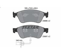 Set pastiglie freno, freno a disco TEXTAR 2389601 per A6 C6 (4F2) 3 2008-2011