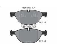 Set pastiglie freno, freno a disco TEXTAR 2417201 BMW X5 (E70) 3 2007-2008