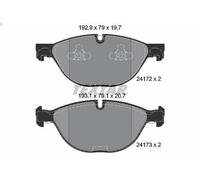Set pastiglie freno, freno a disco TEXTAR 2417201 per BMW X5 (E70) 4.4 2009-2013