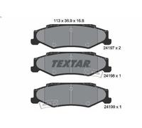 Set pastiglie freno, freno a disco TEXTAR 2419701 CADILLAC XLR 4.4 2004-2009
