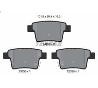 Textar Set di pastiglie freno 2426001 posteriore (freno a disco)