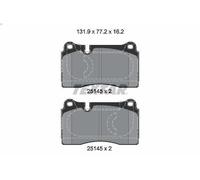 TEXTAR 2514501 Kit pastiglie freno, Freno a disco per AUDI,CUPRA,SEAT