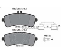 Set pastiglie freno, freno a disco TEXTAR 2516305 per SL (R231) 5.5 2012-2019