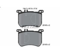 Set pastiglie freno, freno a disco TEXTAR 2518301 per SL (R231) 3 2016-2020