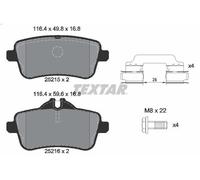 Set pastiglie freno, freno a disco TEXTAR 2521509 GLE (W166) 3 2015-2018