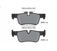 Set pastiglie freno, freno a disco TEXTAR 2533101 BMW X1 (F48) 2 2015-2022