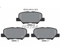 Set pastiglie freno, freno a disco TEXTAR 2568801 6 Tre volumi (GJ, GL) 2 2012-