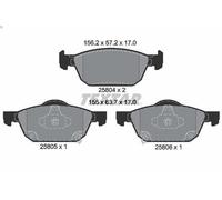 Set pastiglie freno, freno a disco TEXTAR 2580401