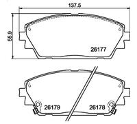 Set pastiglie freno, freno a disco TEXTAR 2617701 per 3 Hatchback (BP) 2 2019-