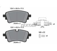 Set pastiglie freno, freno a disco TEXTAR 2626503 AUDI A5 (F53, F5P) 2 2016-202