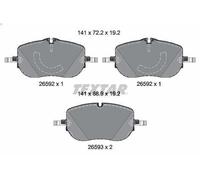 Set pastiglie freno, freno a disco TEXTAR 2659201 per CLE (C236) 2 2023-