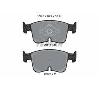 Set pastiglie freno, freno a disco TEXTAR 2667701 GOLF VIII (CD1, DA1) 2 2021-